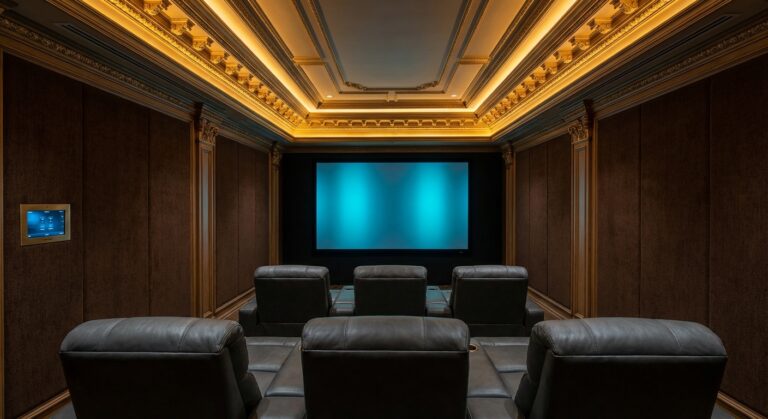 The “Invisible” Home Cinema: Harmonizing 8K Tech with Baroque Interiors